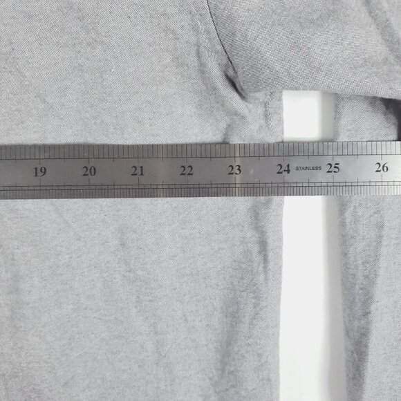 NEW Five Four Shirt Mens XL Gray Cotton Long Sleeve Regular Fit - Picture 14 of 15